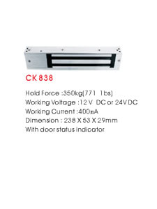 Cerradura Magnética para Puerta Sencilla/Doble Series CK
